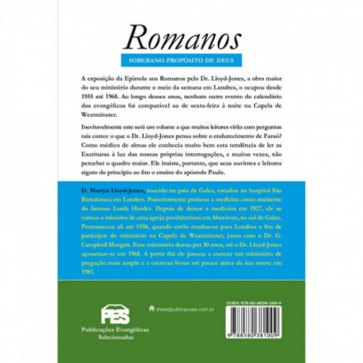Romanos vol. 9 - Soberano Propósito de Deus (nova edição)